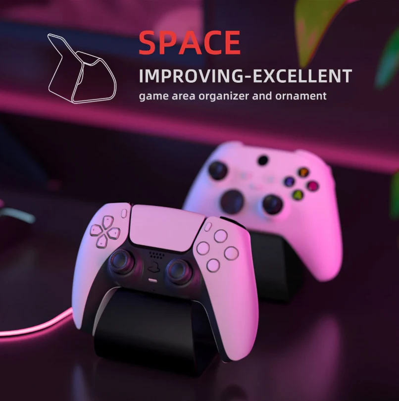 PS5 Controller Halterung Allumninium Black - Image 3